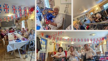 A splendid start to May at Tameside care home as Residents enjoy Coronation